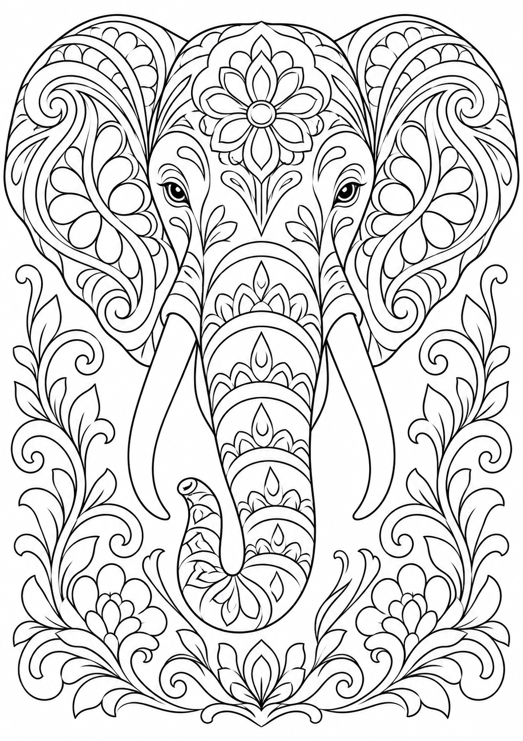 The elephant of arabesques