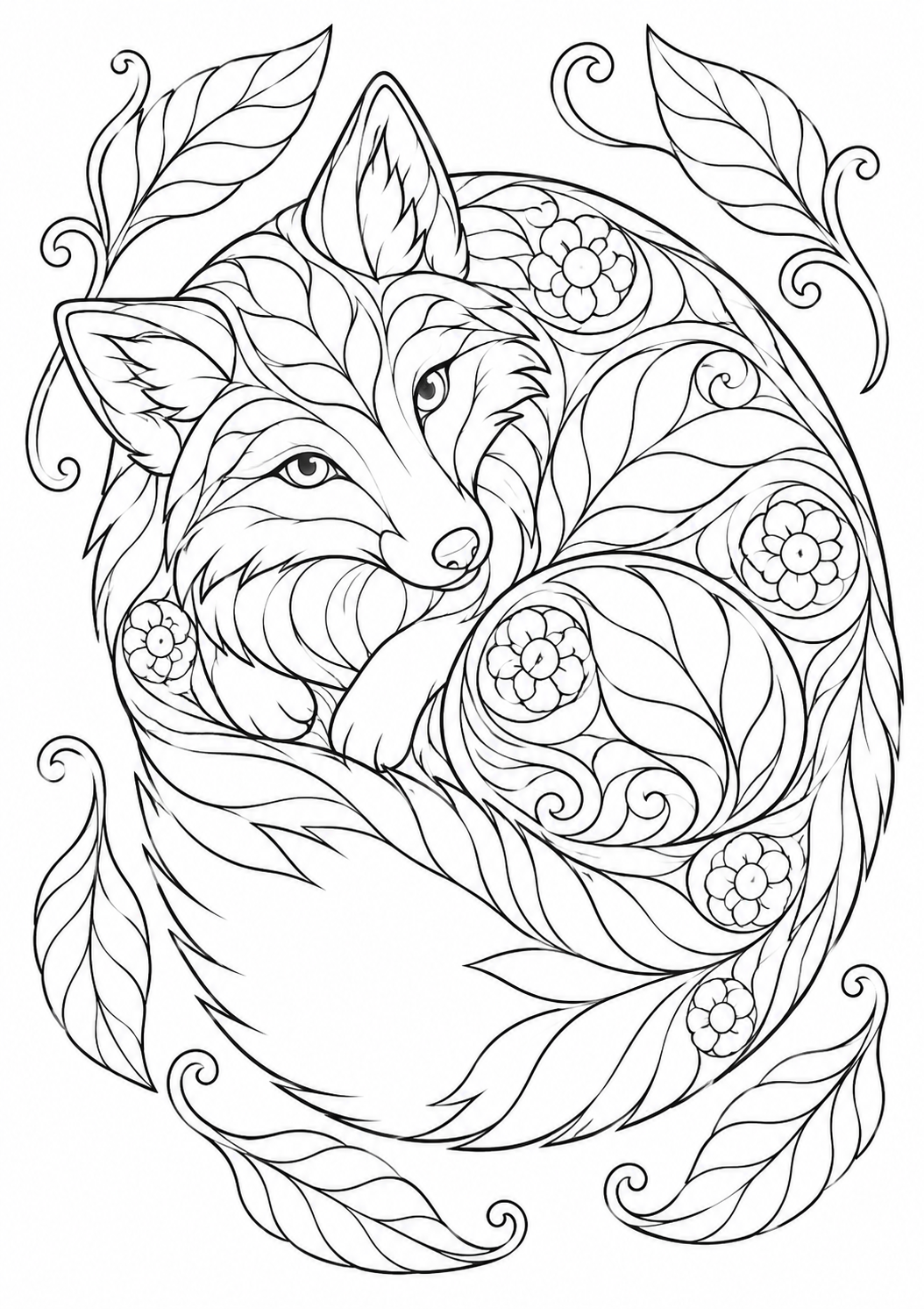 The curled fox