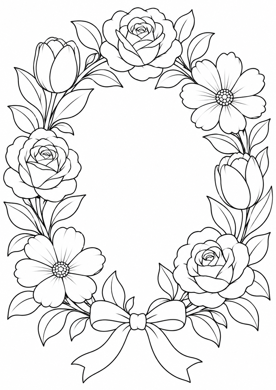 A flower wreath