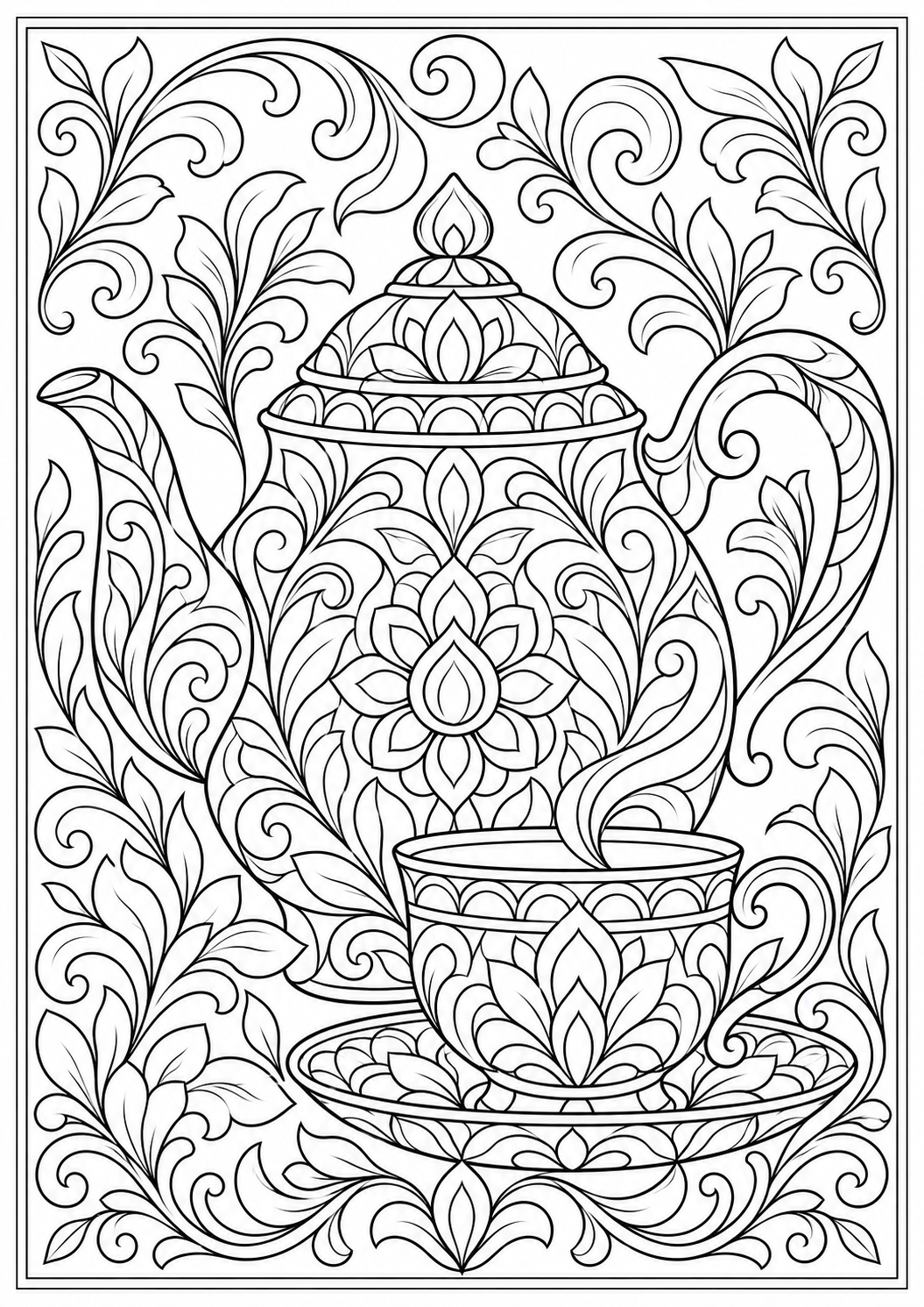 The ornamental teapot