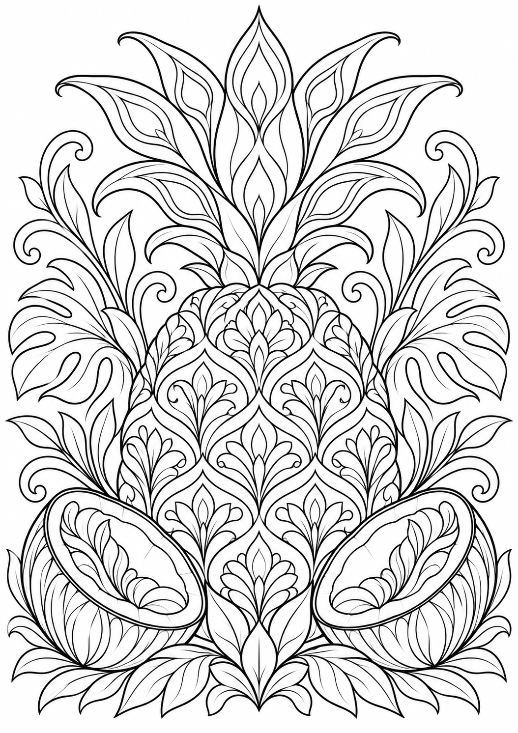 The mandala pineapple