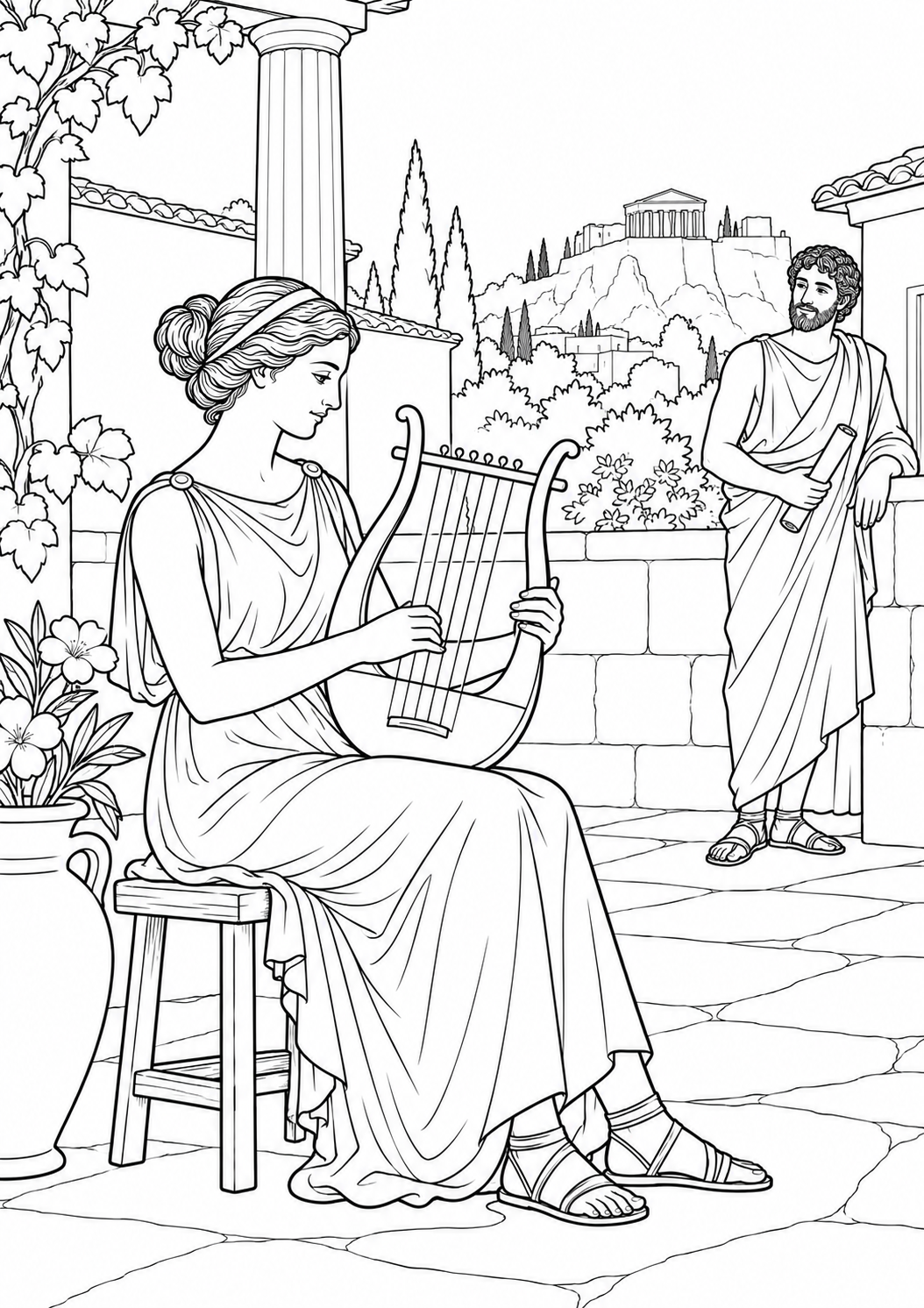 Music with the lyre