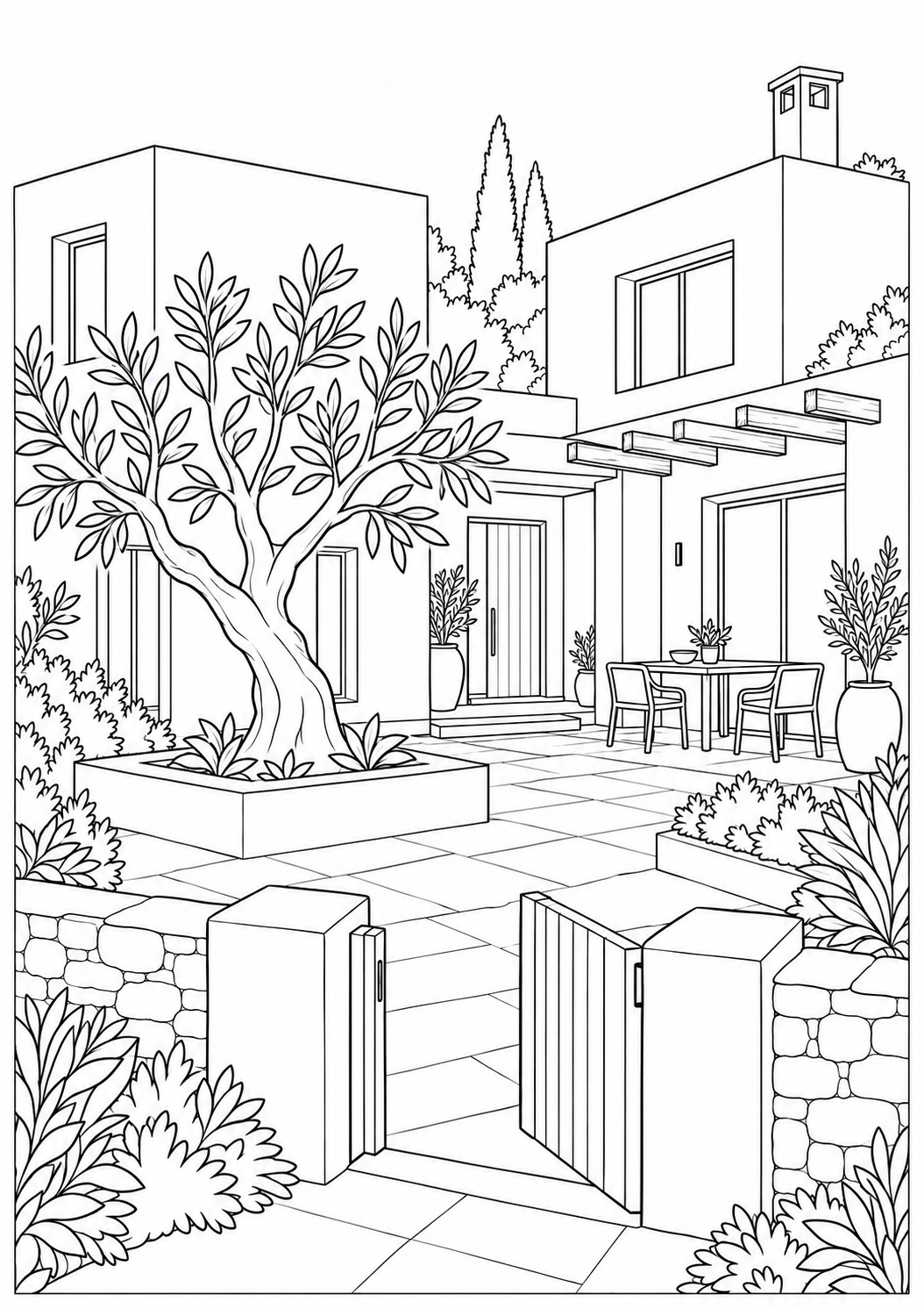 The modern courtyard home