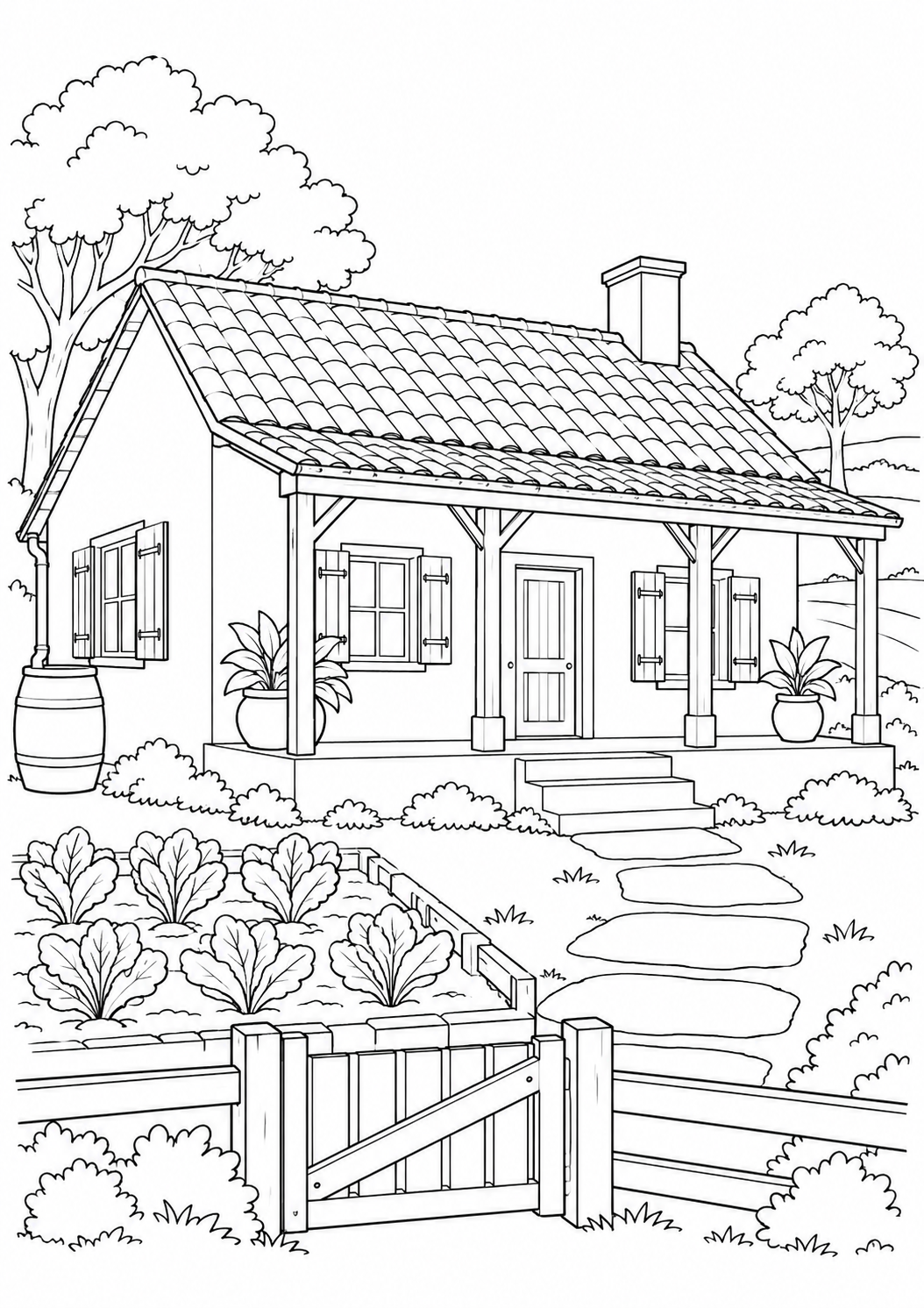 The country farmhouse