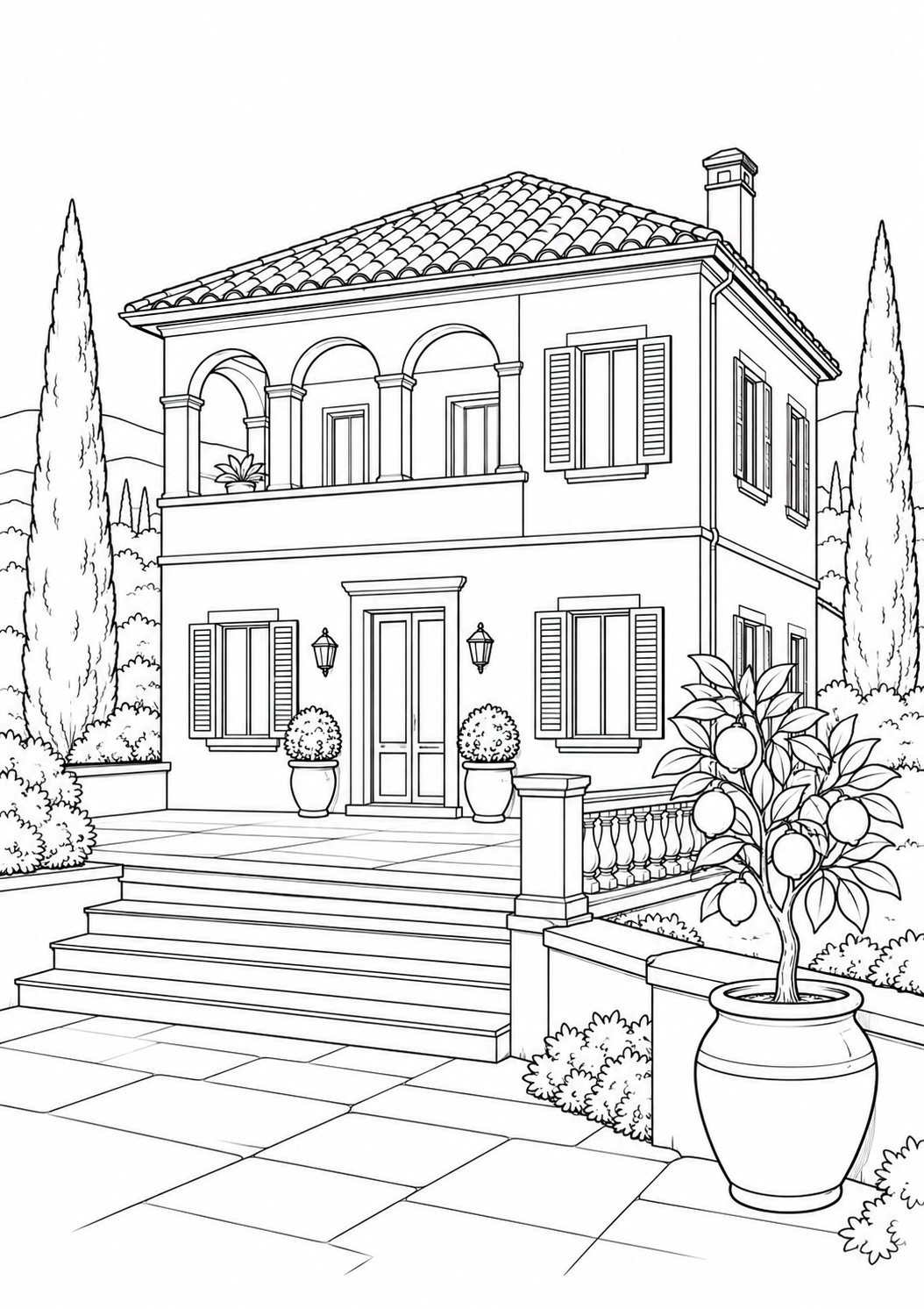 The Mediterranean villa
