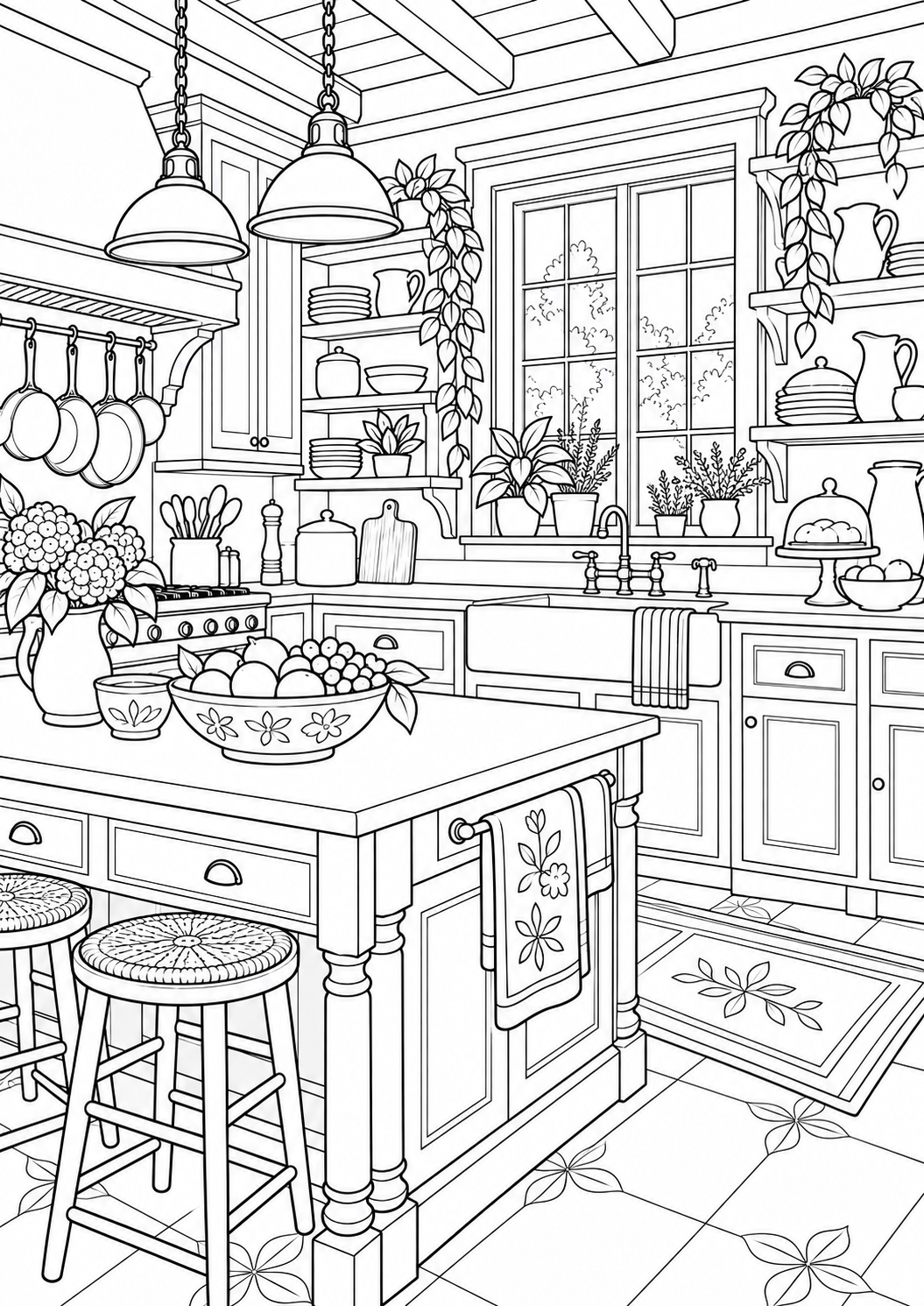 The country kitchen