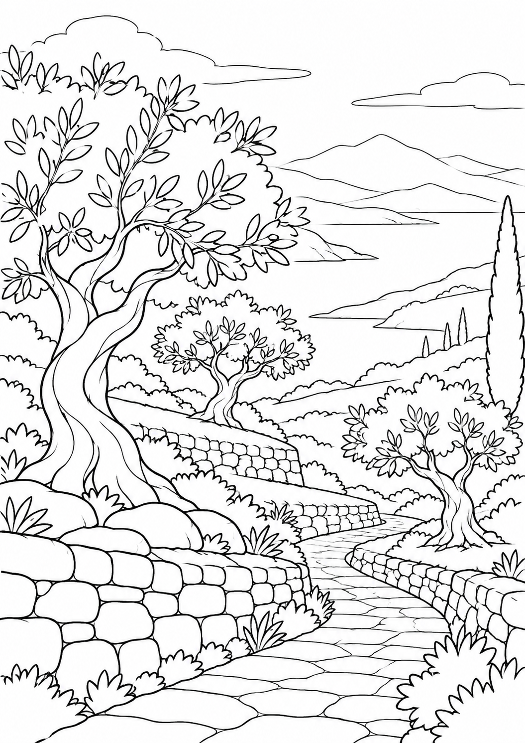 The olive hills