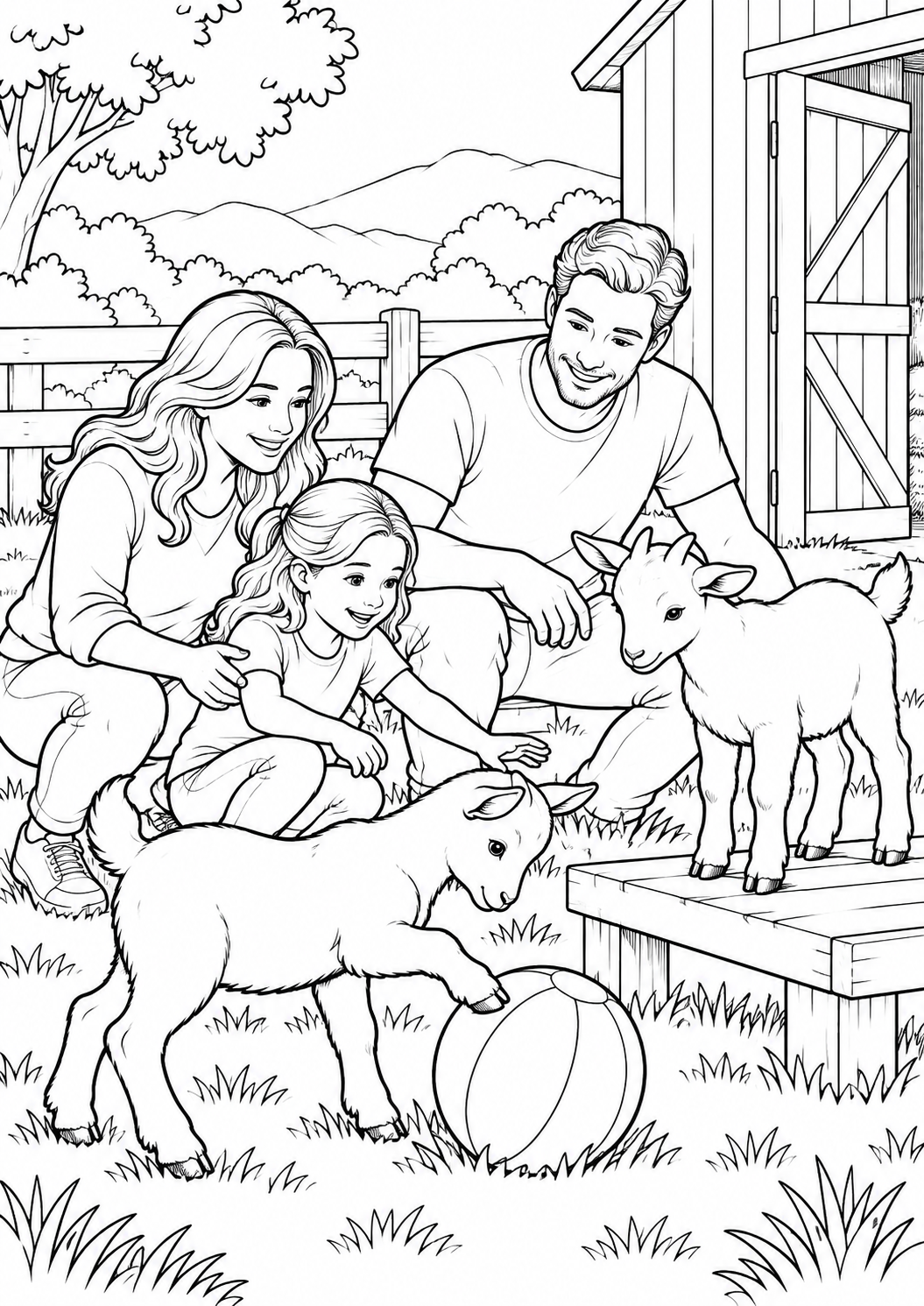 A playful day at the farm