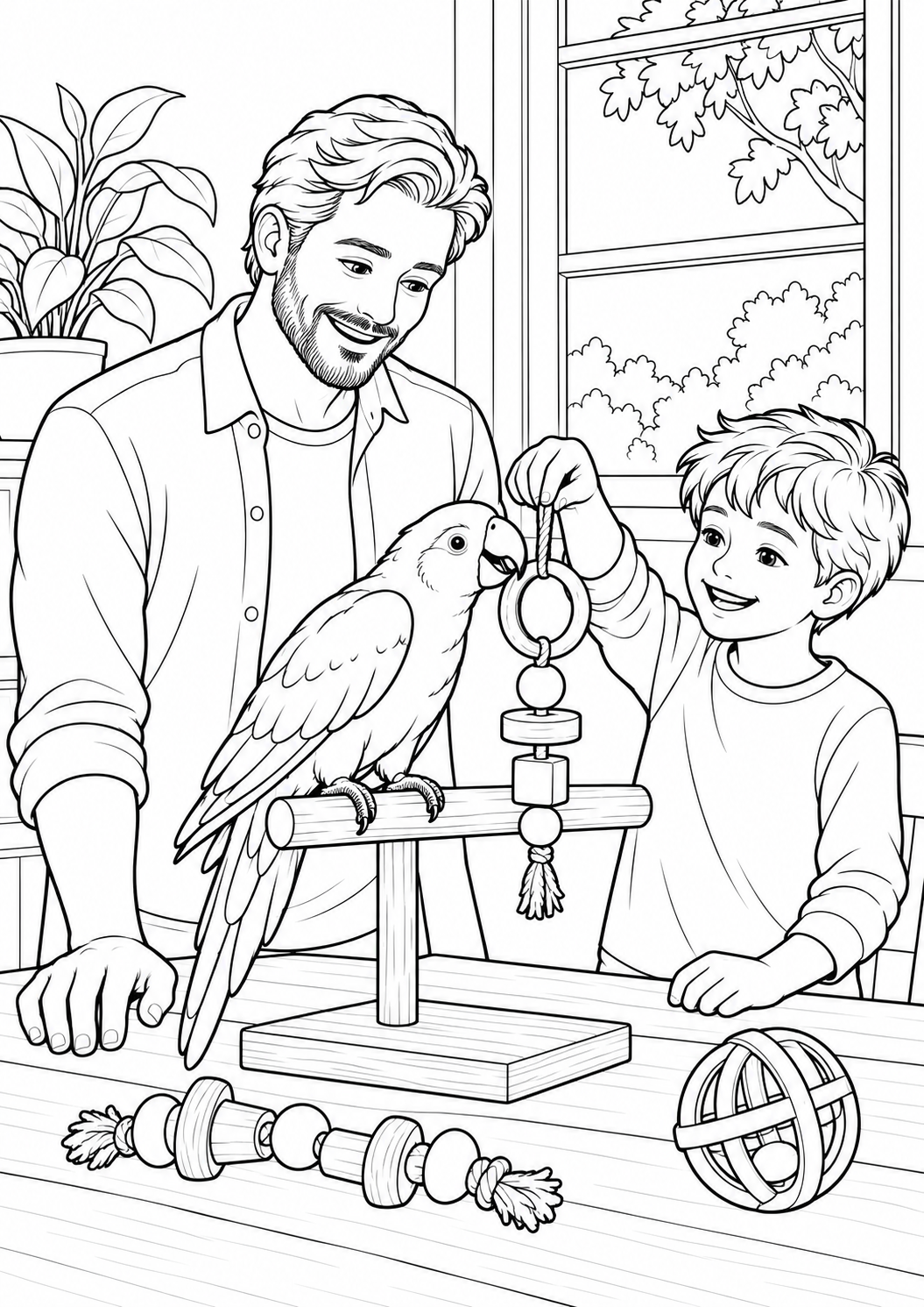 A clever feathered friend