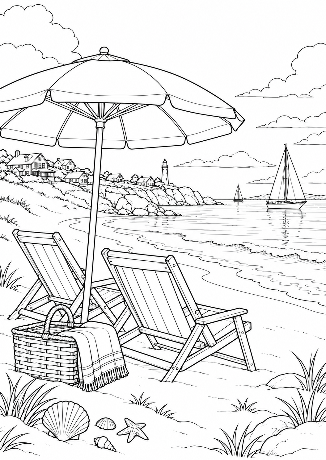 A peaceful beach