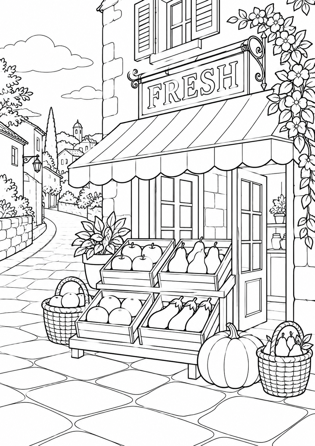The village greengrocer
